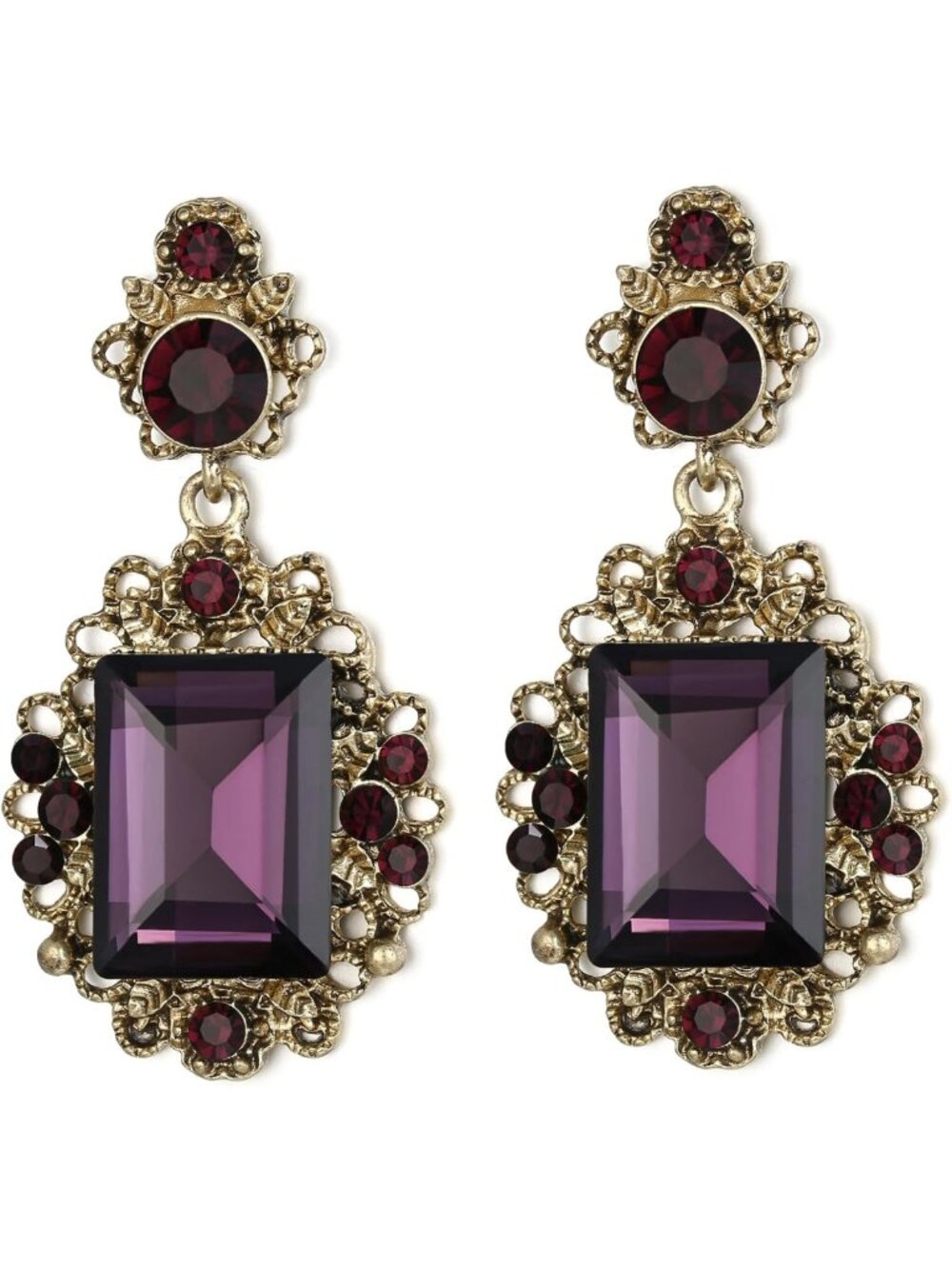 Elegant Victorian-Inspired Dangle Earrings for Women - Statement Jewelry